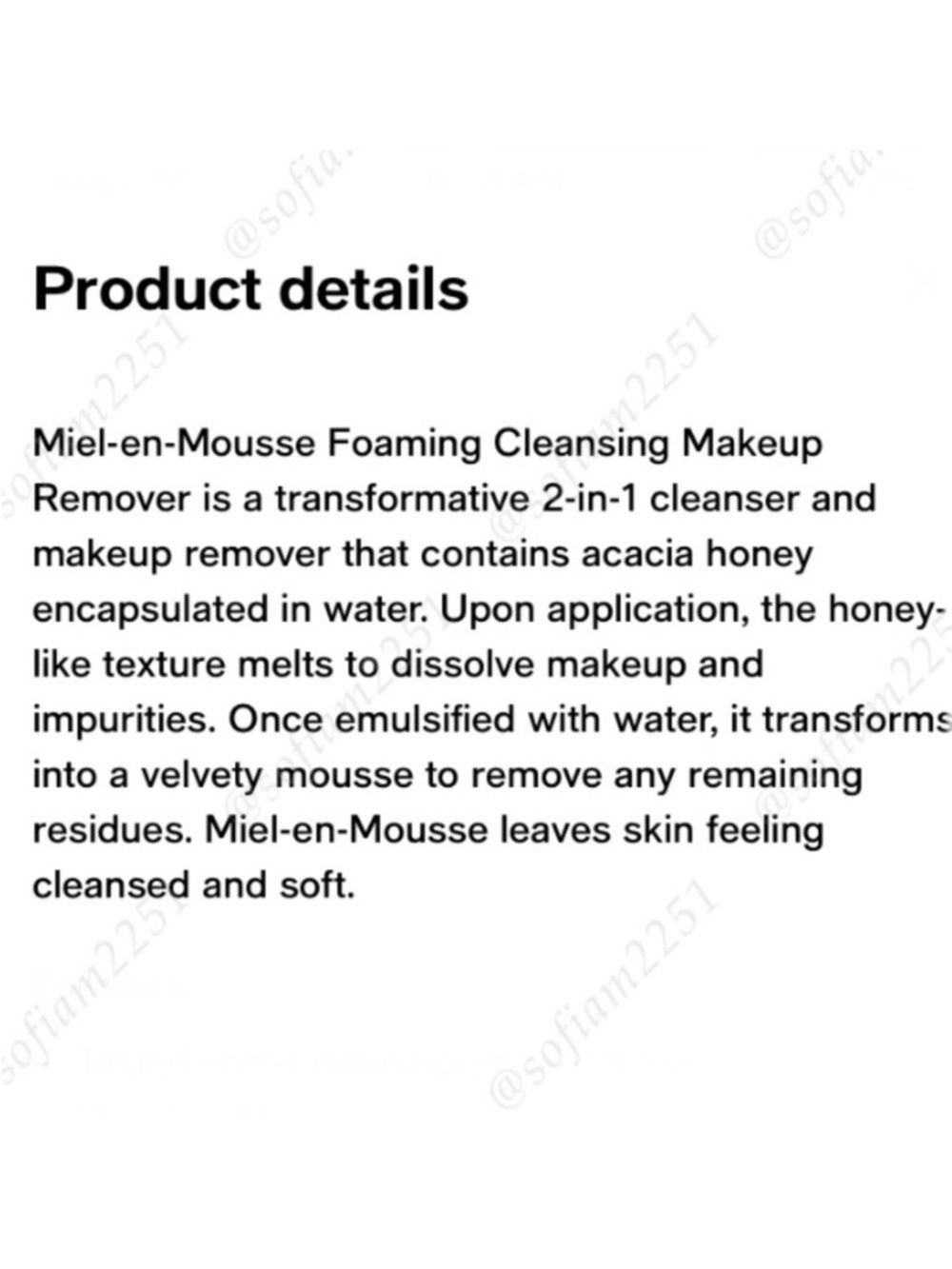 💛NEW!💛Lancôme Miel En Mousse Foaming Cleansing Makeup Remover BRAND NEW! - Picture 3 of 6